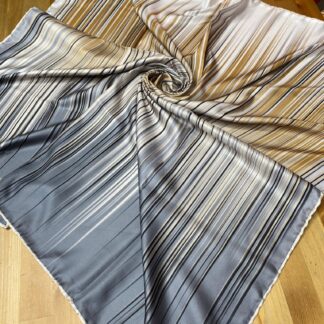 Line Twill Eşarp - Füme - Organic ScarfsOrganic Scarfs