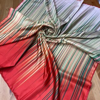 Line Twill Eşarp - Kırmızı - Organic ScarfsOrganic Scarfs