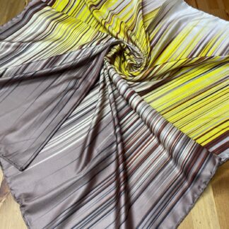 Line Twill Eşarp - Limon - Organic ScarfsOrganic Scarfs
