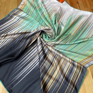 Line Twill Eşarp - Mint - Organic ScarfsOrganic Scarfs