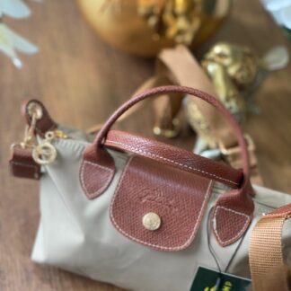Longchamp Mini Çanta - Taş - Organic ScarfsOrganic Scarfs