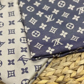 Lv Desenli İpek Kaşmir Çift Taraflı Şal - Vizon - Bej - Organic ScarfsOrganic Scarfs
