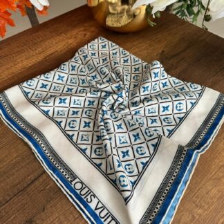 Lv Pamuk Soft Eşarp 10441 - İndigo - Organic ScarfsOrganic Scarfs