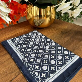 Lv Pamuk Soft Şal - Lacivert - Organic ScarfsOrganic Scarfs