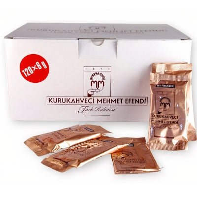 Mehmet Efendi 120x6 gr Tek Fincanlık Türk Kahvesi - Organic ScarfsOrganic Scarfs