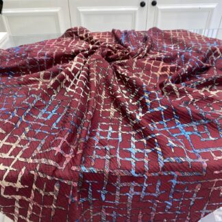 Minimal Desen Mio Caz Eşarp - Bordo - Organic ScarfsOrganic Scarfs