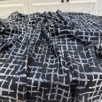 Minimal Desen Mio Caz Eşarp - Füme - Organic ScarfsOrganic Scarfs