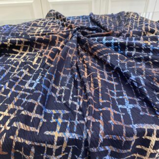 Minimal Desen Mio Caz Eşarp - Lacivert - Organic ScarfsOrganic Scarfs