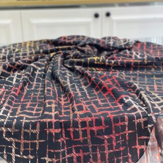 Minimal Desen Mio Caz Eşarp - Siyah / Bordo - Organic ScarfsOrganic Scarfs