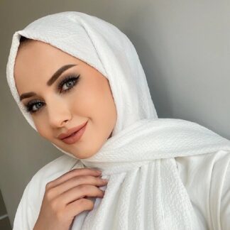 Mio Caz Şal - Beyaz - Organic ScarfsOrganic Scarfs