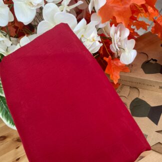 Monogram Desen Pamuk İpek Jakar Şal - Bordo - Organic ScarfsOrganic Scarfs