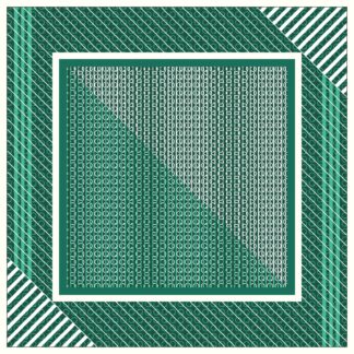Monogram İthal Eşarp - Benetton - Organic ScarfsOrganic Scarfs