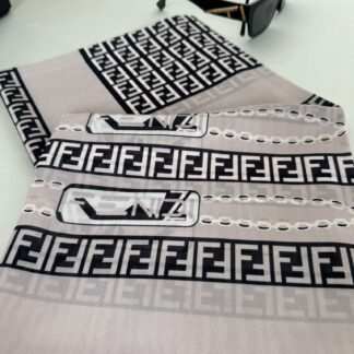 Fendi İpeksi Eşarp 241351 - Soft Vizon