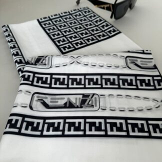Fendi İpeksi Eşarp 241351 - Ekru