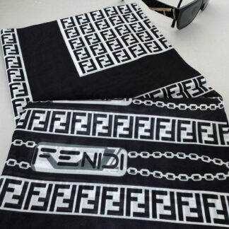 Fendi İpeksi Eşarp 241351 - Siyah