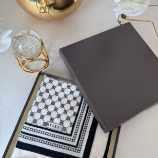 Vakko Desen Pamuk Soft Eşarp - Ekru