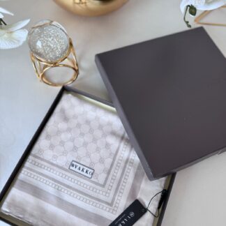 Vakko Desen Pamuk Soft Eşarp - Soft Bej