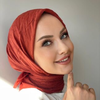Organic Bambu Eşarp - Kiremit - Organic ScarfsOrganic Scarfs