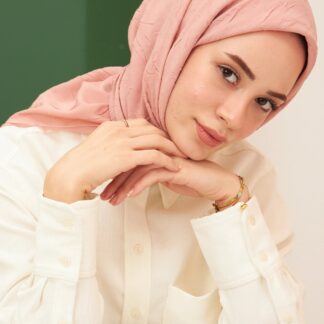 Organic Bambu Eşarp - Pudra - Organic ScarfsOrganic Scarfs