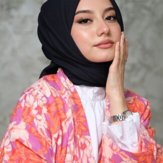 Organic Pamuk Kraş Eşarp - Lacivert - Organic ScarfsOrganic Scarfs