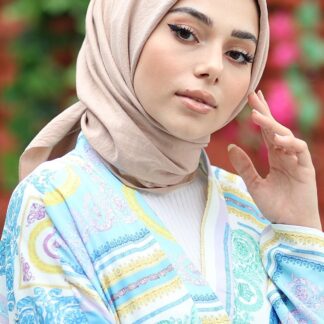 Organic Pamuk Kraş Eşarp - Latte - Organic ScarfsOrganic Scarfs