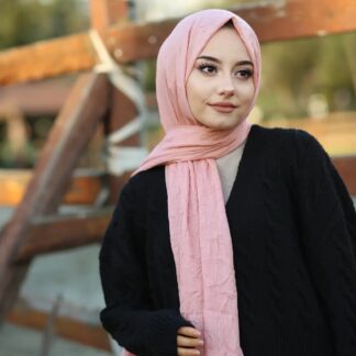 Organic Scarfs Bambu Kraş Şal Modeli - Gelincik - Organic ScarfsOrganic Scarfs