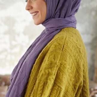 Organic Scarfs Bambu Kraş Şal Modeli - Lotus