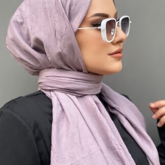 Organic Scarfs Bambu Kraş Şal Modeli - Soft Lavanta - Organic ScarfsOrganic Scarfs