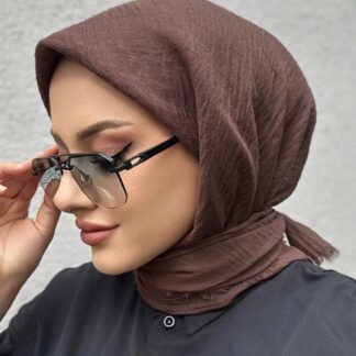 Organic Scarfs Bürümcük Eşarp - Kahve - Organic ScarfsOrganic Scarfs