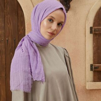 Organic Scarfs Bürümcük Şal Modeli - Lila - Organic ScarfsOrganic Scarfs