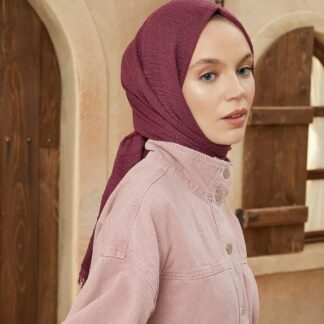 Organic Scarfs Bürümcük Şal Modeli - Magenta - Organic ScarfsOrganic Scarfs