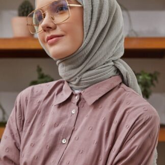 Organic Scarfs Bürümcük Şal Modeli - Yosun - Organic ScarfsOrganic Scarfs