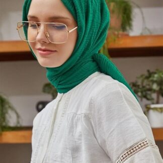 Organic Scarfs Bürümcük Şal Modeli - Zümrüt - Organic ScarfsOrganic Scarfs