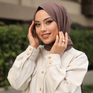 Organic Scarfs Pamuk Kraş Cazz Şal Modeli - Ağaç Kabuğu - Organic ScarfsOrganic Scarfs