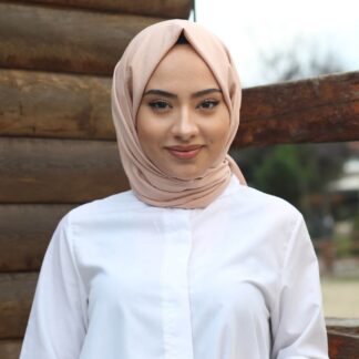 Organic Scarfs Pamuk Kraş Cazz Şal Modeli - Pamuk Şekeri - Organic ScarfsOrganic Scarfs