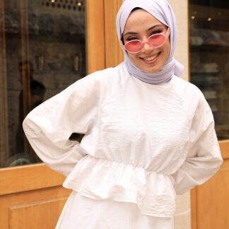 Organic Scarfs Pamuk Kraş Cazz Şal Modeli - Şafak - Organic ScarfsOrganic Scarfs