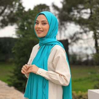 Organic Scarfs Tesettür Penye Şal Hijap Modeli - Mint - Organic ScarfsOrganic Scarfs