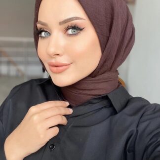 Organik Pamuk Soft Eşarp - Kahverengi - Organic ScarfsOrganic Scarfs
