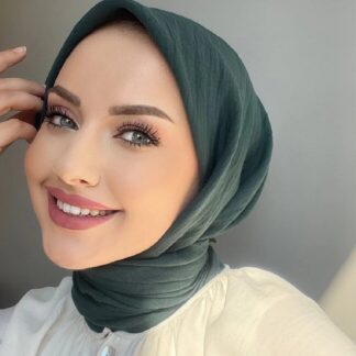 Organik Pamuk Soft Eşarp - Zümrüt - Organic ScarfsOrganic Scarfs