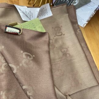 Orjinal Yün İpek A Kalite Çift Taraflı Marka Şal - Mocha - Organic ScarfsOrganic Scarfs