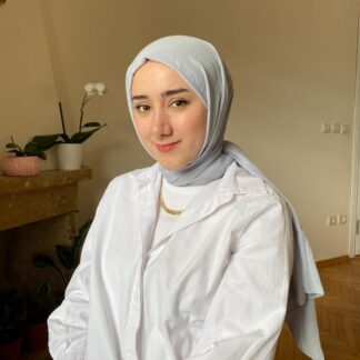 Oxygen His Serisi Pamuk Şal - Açık Gri - Organic ScarfsOrganic Scarfs