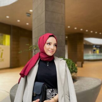 Oxygen His Serisi Pamuk Şal - Kırmızı - Organic ScarfsOrganic Scarfs