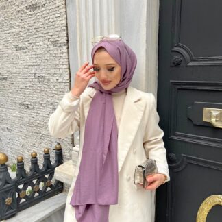 Oxygen His Serisi Pamuk Şal - Lavanta - Organic ScarfsOrganic Scarfs