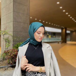 Oxygen His Serisi Pamuk Şal - Petrol - Organic ScarfsOrganic Scarfs