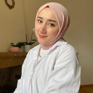 Oxygen His Serisi Pamuk Şal - Pudra - Organic ScarfsOrganic Scarfs