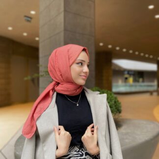 Oxygen His Serisi Pamuk Şal - Şeftali - Organic ScarfsOrganic Scarfs