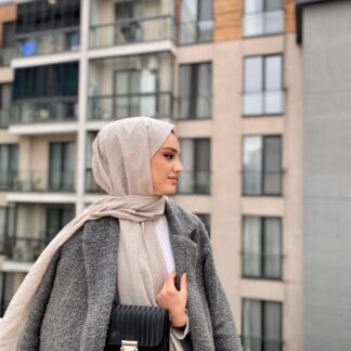 Oxygen His Serisi Pamuk Şal - Taş - Organic ScarfsOrganic Scarfs
