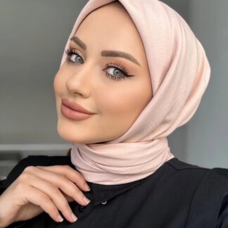 Pamuk Kraş Soft Eşarp - Soft Pudra - Organic ScarfsOrganic Scarfs
