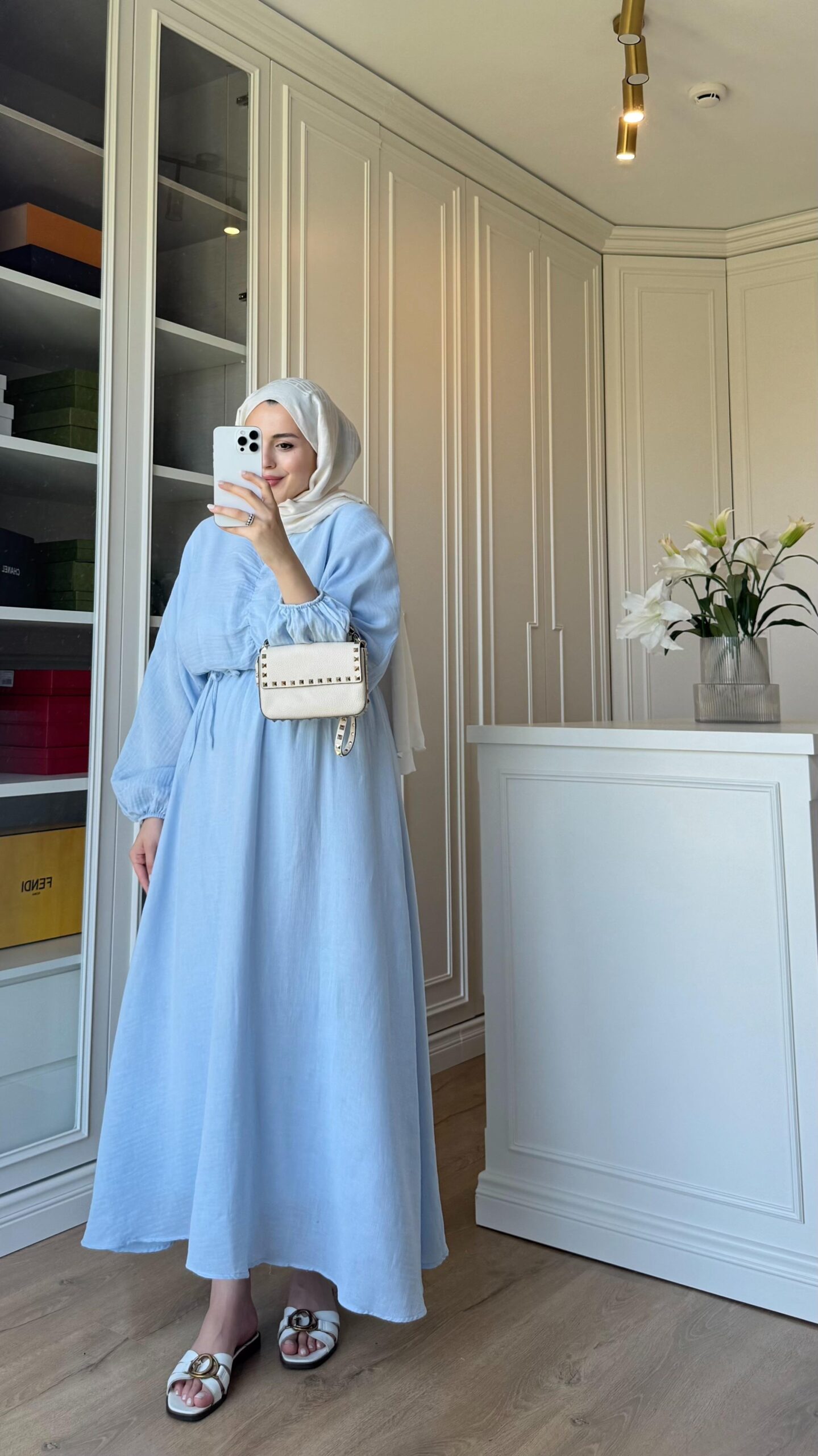 Perla Elbise L100200 - Mavi