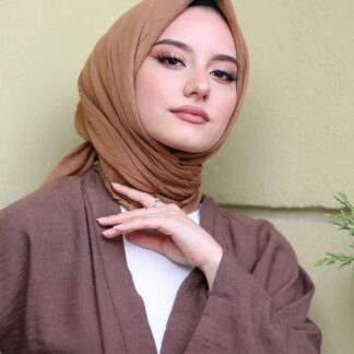 Piliseli Ağaç Kabuğu Eşarp - Bakır - Organic ScarfsOrganic Scarfs